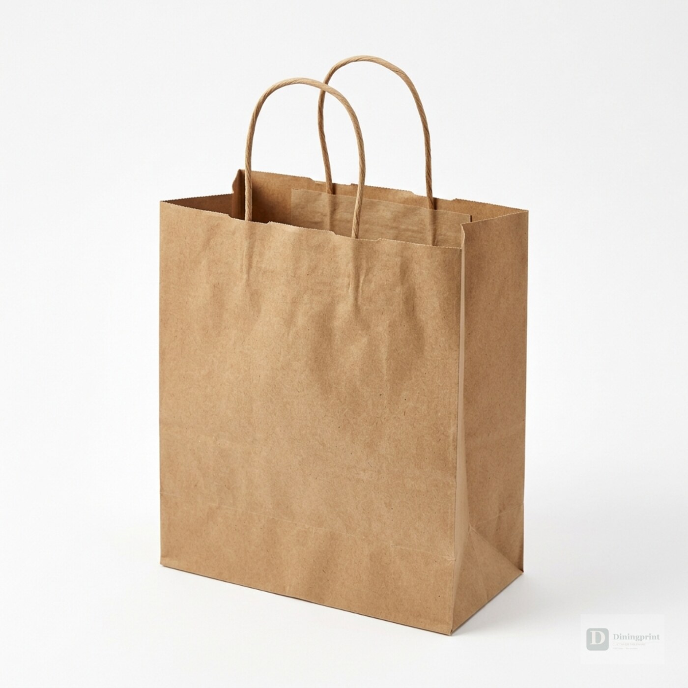 Kraft Handle Bag — custom-printed by Diningprint