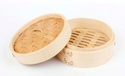 寿司台 / 竹蒸笼 / 竹叶 Bamboo Sushi Table, Steamer and Leaf