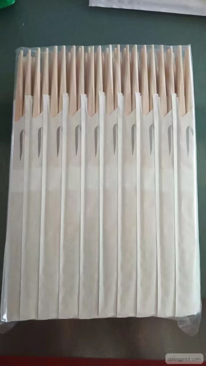 Bulk packed half-sleeve chopsticks for restaurant MOQ planning